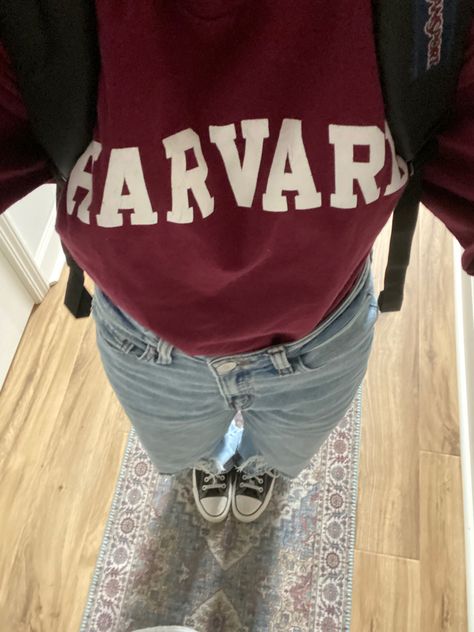 Harvard Clothes, Harvard Sweatshirt Outfit, Harvard Outfit, Harvard Sweatshirt, Harvard University, Sweatshirt Outfit, Gilmore Girls, Blonde Girl, University