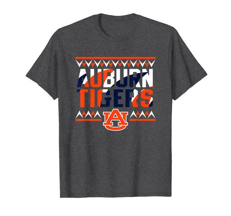 PRICES MAY VARY. Officially Licensed Auburn University apparel. Show your support for the Tigers with this Auburn apparel item. The soft material and digitally printed logo make this a great addition to any Auburn Tigers apparel collection! War Eagle! Wear this fan favorite Auburn Tigers apparel to the big game or just hanging out around the house. Lightweight, Classic fit, Double-needle sleeve and bottom hem Attendance Incentives, University Apparel, Auburn University, Tshirt Ideas, T Shirt Image, Auburn Tigers, Shark Teeth, Kids Luggage, Designs Ideas