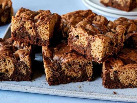 Brookies Recipe | Food Network Kitchen | Food Network Pioneer Woman Brookies, The Kitchen Food Network Recipes, Brookie Recipe, Gameday Food, Brookies Recipe, Measuring Flour, Shaped Cookies, Cookie Bar Recipes, Glass Baking Dish