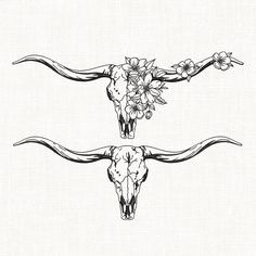 2 Texas Longhorn Cow Skull Embroidery Design,Texas Cattle Skull,Longhorn Flowers Floral Bull Skull Embroidery Machine Half Cow Skull Half Flower Tattoo, Texas Longhorn Skull Tattoo, Highland Cow Skull Tattoo, Texas Long Horn Tattoo, Longhorn Tattoo With Flowers, Longhorn Bull Tattoo, Longhorn Cow Drawing, Bull Horns Drawing, Longhorn Sternum Tattoo