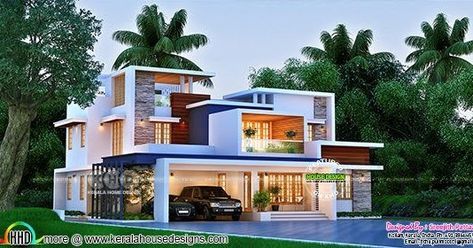 House Design In Kerala, House Desine, Double Storey House Design, Creating Reality, Smallest House, Car Porch, Nice Houses, Two Story House Design, Spa Furniture