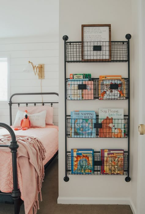 Basket Bin Installation Diy Kids Bed, Kids Book Storage, Kids Bedroom Storage, Decor Ikea, Shared Room, Kid Rooms, Perfect Bedroom, Kid's Bedroom, Boys Rooms