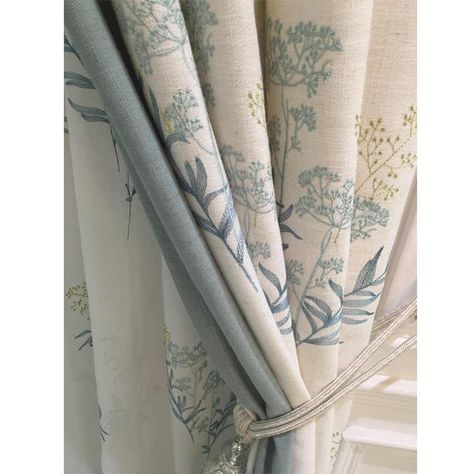 Plain Curtains, Stylish Curtains, French Windows, Window Types, Blue Curtains, Ceiling Installation, Cotton Curtains, New Chinese Style, Printed Curtains