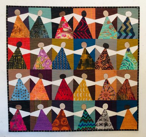 Angel Quilt, Marcia Derse, African Quilts, Last Holiday, Kaffe Fassett Quilts, Abstract Quilt, Quilt Magazine, American Quilt, On To The Next