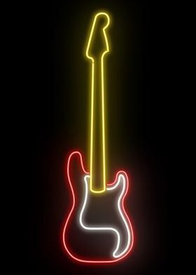 Unique guitars Bass Guitar Wallpaper, Guitar Hanging Ideas, Neon Painting Ideas Easy, Guitar Neon Sign, Wallpaper Guitar, Neon Guitar, Guitar Wallpaper, Guitar Light, Guitar Inlay