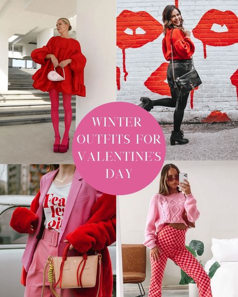 37 Sweet Valentine’s Day Outfit Ideas Winter Weather - ljanestyle Valentine Date Outfits For Women, Valentines Day Winter Outfit, Winter Valentines Day Outfit Night Dates, Warm Valentines Day Outfit, Cold Weather Valentines Day Outfit, Warm Valentines Outfit, Valentine’s Day Date Night Outfit, Valentines Work Outfit, Valentines Day Outfits Winter