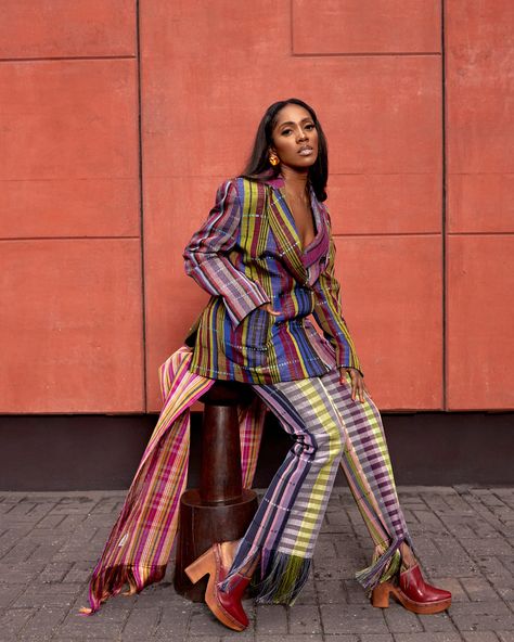 Yoruba Bride, Tiwa Savage, Fringe Pants, Afrocentric Fashion, 2019 Style, Aso Oke, African Girl, Design Dresses, African Design