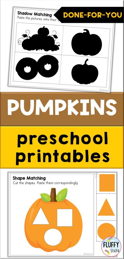 Pumpkins Lesson Plans Preschool, Pumpkin Activities Toddlers, Big Medium Small Preschool Activities, Fall Montessori Activities For Toddlers, Halloween Lesson Plans For Toddlers, Halloween Shapes Preschool, Pumpkins Activities Preschool, Toddler Pumpkin Activities, October Lesson Plans For Toddlers