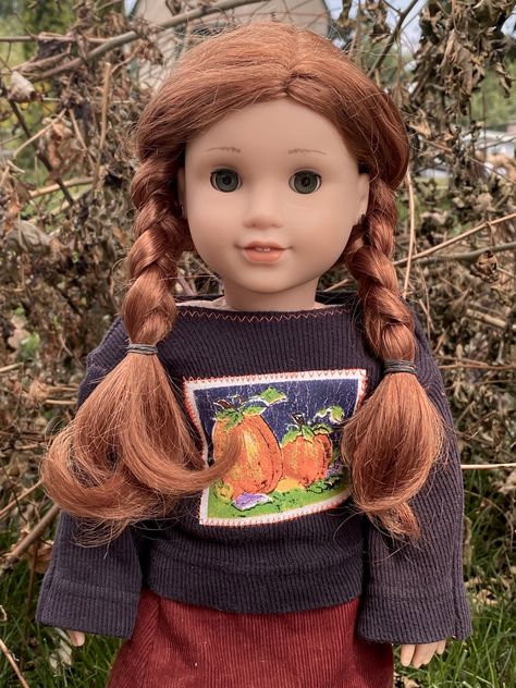 American Girl Dolls Aesthetic, American Girl Doll Aesthetic, Ag Doll Hairstyles, Ag Photography, Ag Doll Crafts, Red Hair Green Eyes, Doll Aesthetic, Dolls Clothes Diy, American Dolls