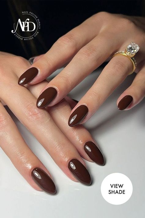 A deep walnut brown everybody needs in Autumn 🌰 
Available now. Shop this shade now a Nail Polish Direct.

Nails by: @nailsxmina 💅 

#nails #nailinspo #pedicure #manicure #nailart #lovenails #npdirect #nailpolishdirect #nailsoftheday #nailtrends #nailtutorial #autumnnails #autumnnails2024 #fallnails #fallnails2024 #brownmanicure #walnutbrownmanicure #darkbrownmanicure #dnd #dndgel #dnddcgel #pinterest Dnd 052 Walnut Brown, Dnd Walnut Brown Nails, Dnd Walnut Brown, Brown Nail Polish Colors, Dnd Brown Gel Polish, Dark Brown Fall Nails, Espresso Nails, Dark Brown Nails, Chocolate Nails