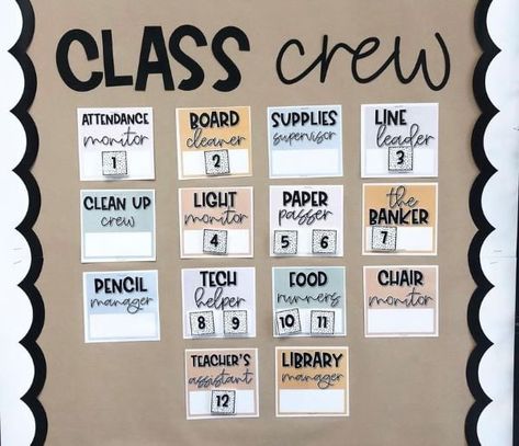 17 Best Classroom Helpers Ideas & Classroom Jobs List - Chaylor & Mads Classroom Jobs Elementary List, Classroom Jobs Display Ideas, Class Job Board, Classroom Jobs 5th Grade, Class Job Ideas, Class Jobs Bulletin Board, Classroom Job Display, Class Jobs Elementary, Grade 6 Classroom Set Up