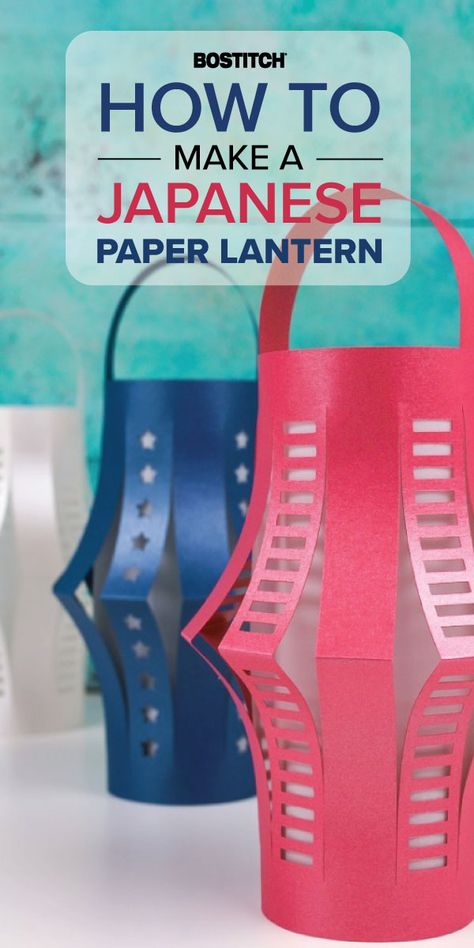 Asian Lanterns Diy, Make Paper Lanterns, Japanese Paper Lanterns, Asian Party, Paper Lanterns Diy, Basement Lighting, Lantern Craft, Japanese Lantern, Japanese Lanterns