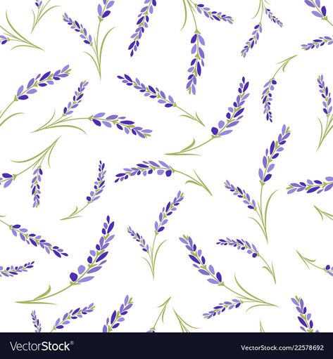 Procreate Ipad Art, Lavender Aesthetic, Pola Kartu, Background Wall, Flowers Pattern, Little Flowers, Lavender Flowers, Flower Illustration, Flower Backgrounds