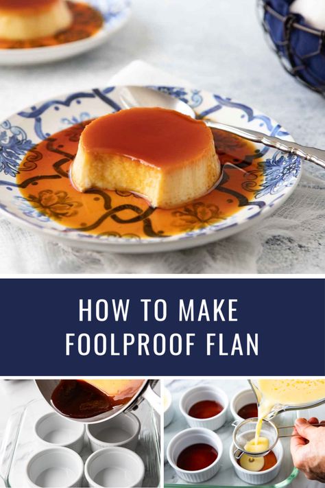 Mini Flan Recipe, Perfect Flan, Flancocho Recipe, Best Flan Recipe, Spanish Flan Recipe, Spanish Flan, Fridge Staples, How To Make Flan, Flan Recipe Easy