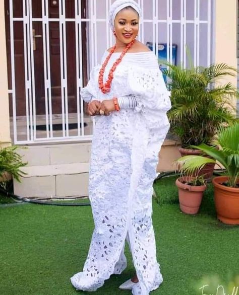 White Net Cord Lace Styles for Ladies Reigning right Now - Cord Lace Styles For Ladies, Net Cord Lace Styles, White Lace Styles In Nigeria, Lace Gown Styles For Ladies, Latest Cord Lace Styles, Lace Styles For Ladies, Lace Material Styles, Cord Lace Gown Styles, Cord Lace Styles