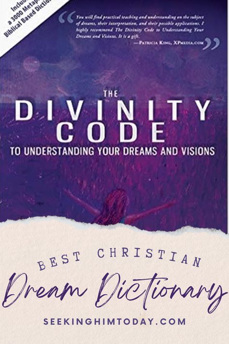 Christian Dream Interpretation, Dream Definition, Biblical Dream Interpretation, Facts About Dreams, Life Application Study Bible, Christian Names, Dream Dictionary, Dreams And Visions, What I Have Learned