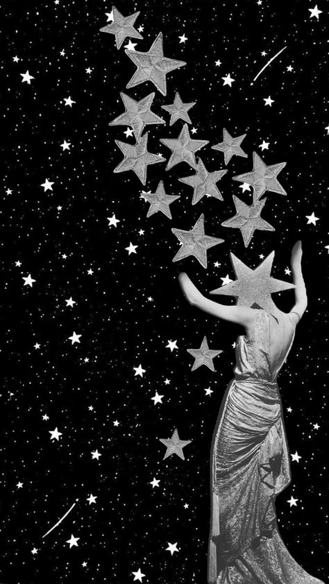 starlight #art #retro #vintage #futurism #futuristic #aesthetic #collage Moon Retro Aesthetic, Retro Stars Aesthetic, 1920s Space Aesthetic, Space Oddity Aesthetic, Tchotchkes Vintage, Vintage Space Art Retro Futurism, Retro Collage Wallpaper, Vintage Futurism Aesthetic, Star Art Aesthetic