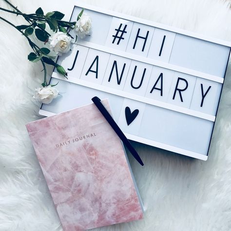 #january #hello #newyear #newday #newjournal 🌸 January Light Box Quotes, Hello January Aesthetic, January Astetic, Hello January Quotes, January Hello, Box Quotes, Silly Sayings, Ig Design, Light Box Quotes