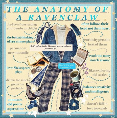 Ravenclaw Academia, Ravenclaw Outfit Ideas, Harry Potter Ravenclaw Outfits, Ravenclaw Outfit, Raven Claw, Ravenclaw Pride, Hogwarts Outfits, Ravenclaw Aesthetic, Harry Potter Items