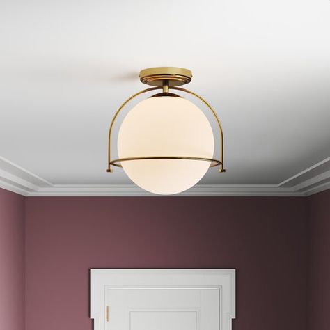 Brushed Gold Chandelier, Shade House, Investment Properties, Interlaken, Hallway Lighting, Globe Chandelier, Studio Room, Led Flush Mount, Semi Flush Mount