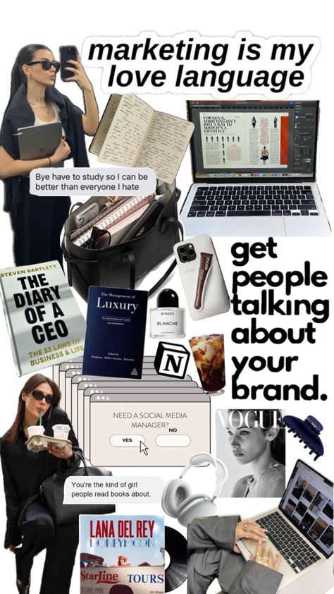 Diy Inspiration Board, Airbnb Checklist, Dental Wallpaper, Journalism Major, Journalism Career, Student Aesthetic, Career Vision Board, Sports Marketing, Study Organization