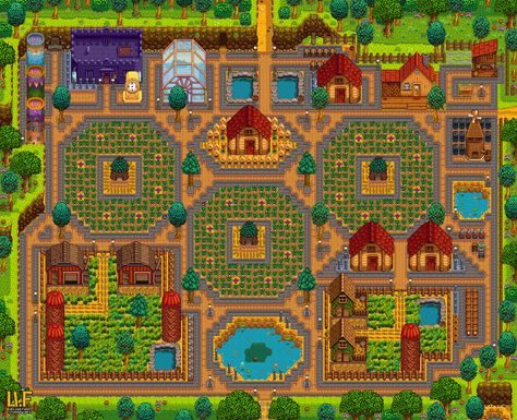 Aesthetic Stardew Valley, Stardew Valley Penny, Stardew Farm, Golden Clock, Layout House, Stardew Valley Farm, Stardew Farms, Stardew Valley Layout, Stardew Valley Tips