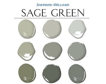 Sage Green Cabinet Colors, Sage Green And Gray Bathroom, Green Front Door Colors Sherwin Williams, Sherman Williams Green Paint, Sherwin Williams Green Front Door, Sherwin Williams Green Exterior Paint, Grayish Green Paint Colors, Livable Green Sherwin Williams, Green Earth Sherwin Williams