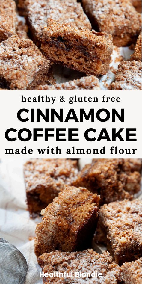 Almond Flour Cinnamon Coffee Cake, Healthy Apple Coffee Cake Recipes, Almond Flour Thanksgiving Desserts, Almond Flour Coffee Cake Recipes, Almond Flour Cinnamon Bread, Almond Flour Bundt Cake Recipes, Almond Flour Cinnamon Muffins, Healthy Cinnamon Cake, Almond Flour Dessert Recipes