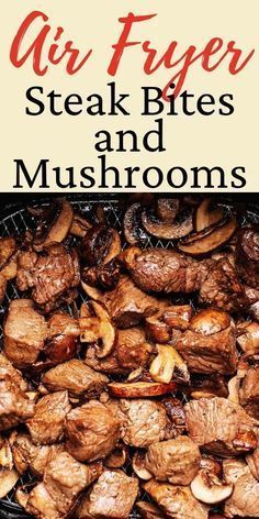 Steak And Mushrooms In Air Fryer, Air Fry Steak Bites Recipes, Air Fryer Steak Fajitas Recipes, Air Fry Liver And Onions, Air Fryer Stir Fry Steak, Carnivore Meatballs Air Fryer, Steak Air Fryer Recipes Medium Well, Air Fryer Steak Bites And Mushrooms, Air Fryer Dinner Recipes Beef