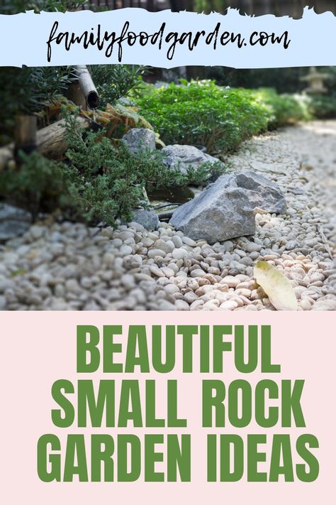 Small Rock Garden, Small Rock Garden Ideas, Rock Beds, Diy Rock Garden, Rock Flower Beds, Rock Planters, Rockery Garden, Rock Garden Ideas, Japanese Rock Garden