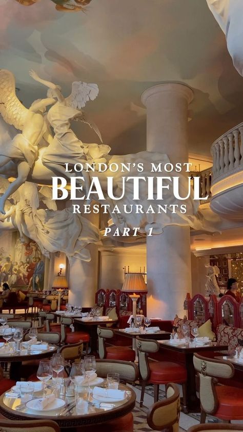 RUCHI🍝 on Reels | Xanemusic · Ceilings (TikTok Version) (Remix) Most Beautiful Restaurants, Beautiful Restaurants, London England Travel, London Vacation, Holiday Travel Destinations, Travel Inspiration Destinations, Restaurants Food, Fun Places To Go, London Places