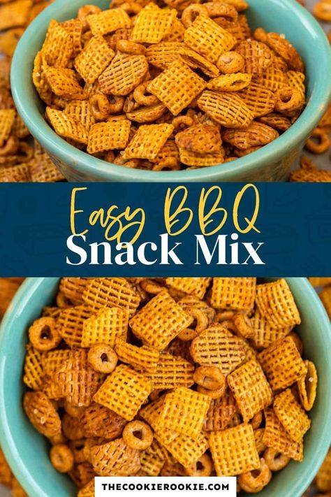 Chex Snacks, Puppy Chow Mix, Homemade Chex Mix Recipe, Chex Snack Mix, Chex Recipes, Bbq Snacks, Homemade Chex Mix, Bbq Corn, Chex Mix Recipe