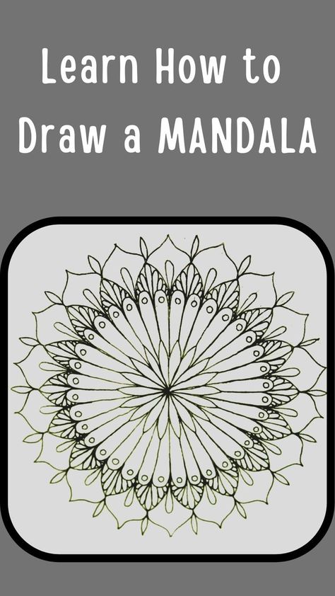 An easy step by step tutorial that shows you in details how to draw a mandala. You will first learn how to draw a mandala grid, then how to fill the grid with mandala shapes and last how to decorate these shapes with patterns.
Click to enjoy this easy Mandala tutorial Mandala Shapes, Basic Mandala, Draw A Mandala, Mandala Tutorial, Easy Mandala, Mandala Patterns, Simple Mandala, Simple Canvas Paintings, Learn How To Draw