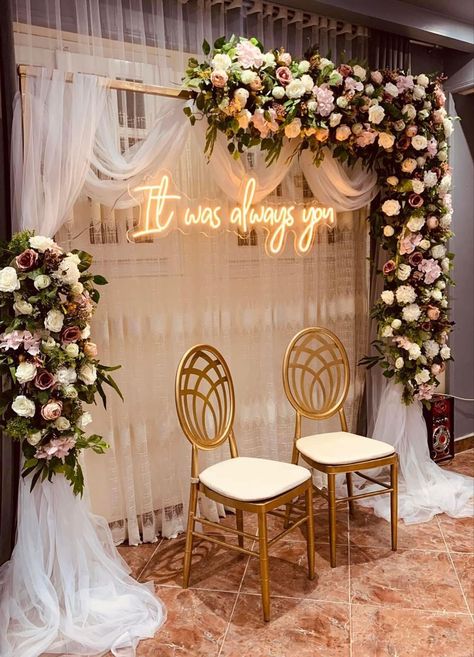 Engagement Stage, Flower Aesthetics, Engagement Stage Decoration, Nikah Decor, Unique Wedding Receptions, Reception Backdrop, Wedding Background Decoration, Wedding Reception Backdrop, Wedding Entrance Decor