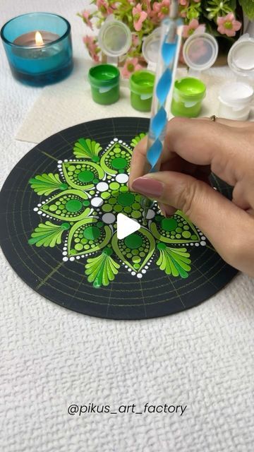 Soma Mallick | Dot Mandala Artist on Instagram: "Day-7..I'm currently working on a set of Mandalas inspired by the Body Chakras.🌈 Today is Day 7, and I have started the 4th Chakra (The Anahata Chakra or the Heart chakra)  I've completed making three chakras. You can check out the previous days process reels on my account.  Stay tuned to see the entire process as I complete my artwork. If you want to create one yourself, save this tutorial and follow for upcoming ones.  Don't forget to drop a heart 💚if you loved this video!  DotArt DotMandala DotMandalapainting Dotartpainting Dotpainting Mandalaart Sevenbodychakras Hainpainted" Dot Mandela, Mandala Making, Body Chakras, Anahata Chakra, Mandala Stencils, Dot Mandala, Dot Art, Day 7, Artist On Instagram