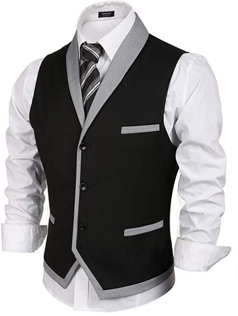 Mens Suit Vest Wedding, Business Man Clothes, Black Dress Clothes Men, Waistcoat Drawing Reference, Suits Vest Men, Dress Vests For Men, Suit Vest Drawing Reference, Black Suit Vest Men, Mens Clothing Reference