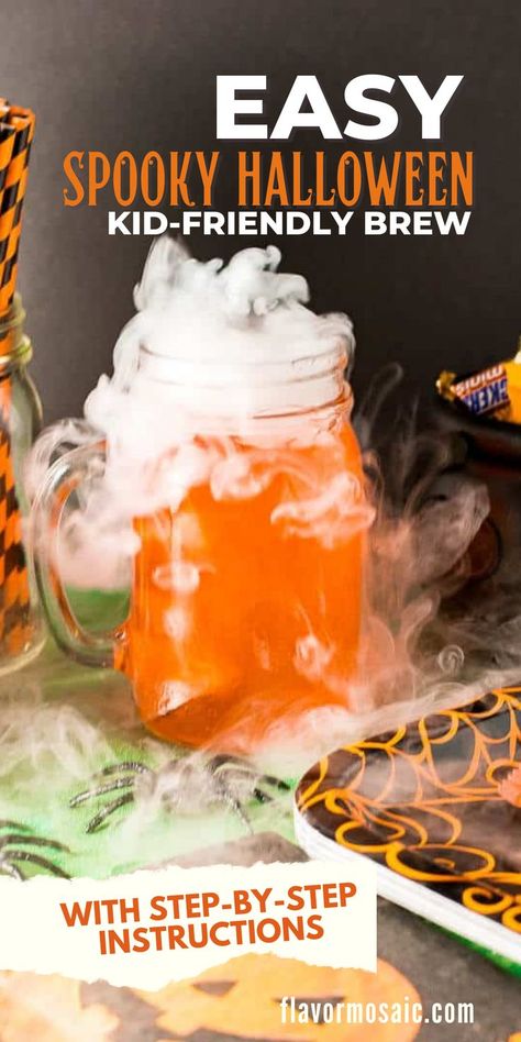 Dry Ice Halloween Drinks, Spooky Halloween Punch, Dry Ice Halloween, Dry Ice Drinks, Halloween Punch For Kids, Fun Halloween Drinks, Festive Dessert Recipes, Fall Treats Recipes, Halloween Brew