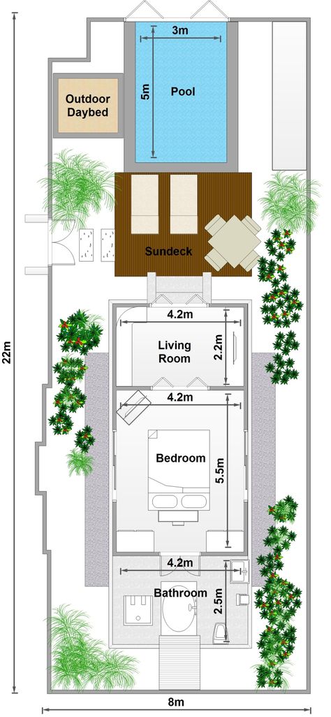 SALA 1_Bedroom_Pool_Villa_Suite 1 Bedroom Villa Floor Plan, 2 Bedroom Villa Bali Floor Plan, Tiny Villa With Pool, 1 Bedroom Villa Bali, Small Bali Villa Floorplan, Small Villa With Pool Floor Plan, Bali Villa Floorplan, Resort Villa Plan, Small Villa With Pool