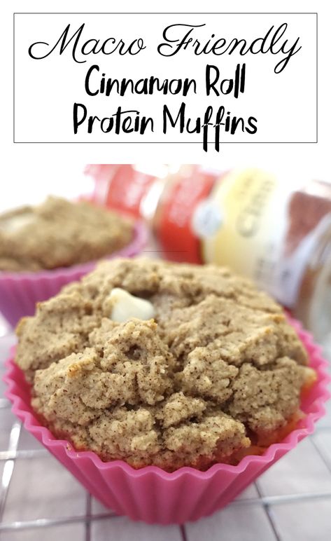 Metabolic Renewal Meals, Coconut Flour Protein Muffins, Cinnamon Protein Powder Recipes, Anabolic Dinner, Summer Breads, Cinnamon Muffin Recipes, Macro Cycling, Macro Treats, Macro Desserts