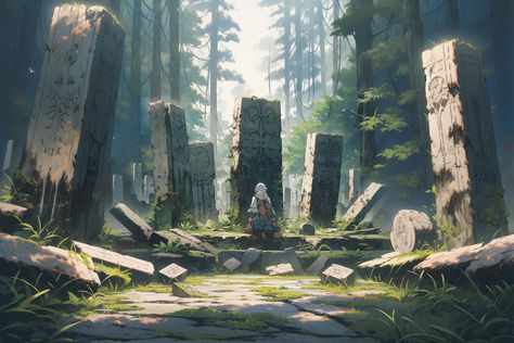 Game Art Environment, Castle Illustration, Scale Art, New Architecture, Forest Illustration, Landscape Concept, Game Concept Art, Scene Design, Artwork Pictures