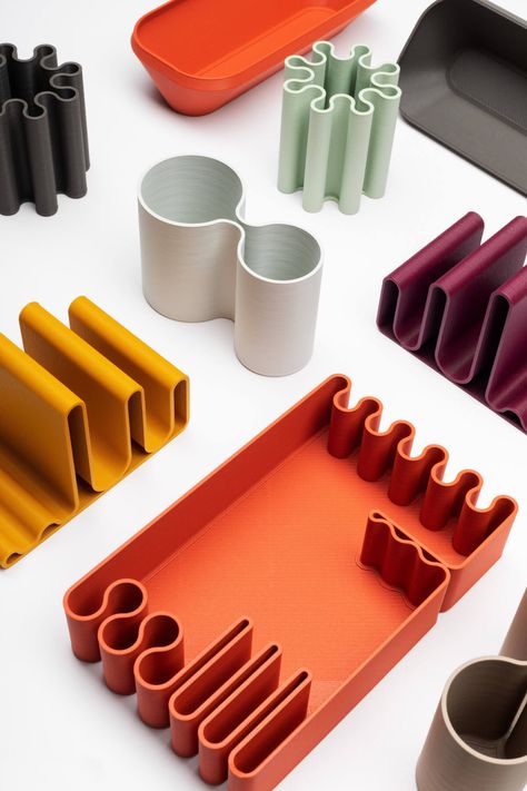 bFRIENDS bioplastic desk objects pave the way for sustainable manufacturing 3d Tiskárna, Useful 3d Prints, Drukarka 3d, 3d Printed Objects, Office Branding, 3d Printing Projects, 3d Studio, Objet Design, Impression 3d