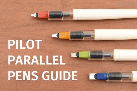 Pilot Parallel Pen: The Best Calligraphy Pen for Italic Script | JetPens Italic Calligraphy, Best Calligraphy Pens, Pilot Parallel Pen, Best Calligraphy, Pilot Fountain Pen, Calligraphy Tools, Calligraphy Tutorial, Calligraphy Artwork, Calligraphy Pen