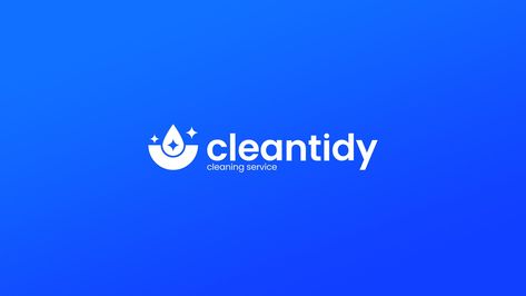 Cleantidy • Logo&Visual Cleaning Service Branding, Cleaning Service Logo Ideas, Logo Laundry, Cleaning Agency, Cleaners Logo, Laundry Logo, Service Branding, Cleaning Service Logo, Logo Reference