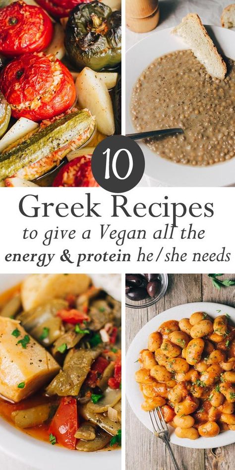 Orthodox Lenten Recipes, Vegetarian Greek Recipes, Vegan Greek Recipes, Greek Diet, Lenten Recipes, Greek Dinners, Vegan Greek, Greek Dishes, Mediterranean Diet Recipes