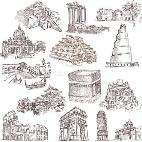 Nepal Art, Perspective Drawing Lessons, Old Paper Background, Nepal Travel, Historical Places, Famous Buildings, Famous Places, Old Paper, Pictures To Draw