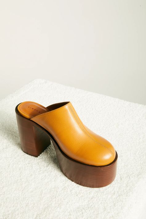 Platforms – Simon Miller French Details, Simon Miller, Platform Clogs, Wooden Base, If You Love, Toffee, Lifestyle Brands, Shoe Collection, Designer Shoes