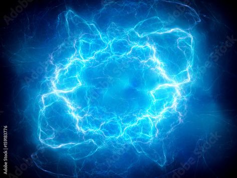 Stock Image: Blue glowing plasma lightning Lightning Sky, Infographic Design Layout, Blue Lightning, Jesus Praying, Energy Art, Ancient Mythology, Photoshop Effects, Great Power, Star Sky