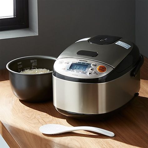 Zojirushi Rice Cooker, Cooking Grains, Rice On The Stove, Cooking Wild Rice, Fluffy Rice, Rice Cooker Recipes, Cheesy Chicken Broccoli, Perfect Rice, Rice Cookers