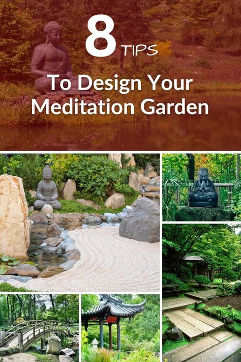 Design Your Tranquil Meditation Garden: 8 Pro Tips for Inner Peace - Complete Guide! Reflect, rejuvenate, and relax in your own serene oasis with my top design tips for a peaceful meditation garden at home. Discover the art of creating a quiet, minimalistic space separate from the hustle and bustle, where you can meditate and find inner peace. Explore the harmonious blend of natural elements like boulders and bubbling water features, and learn how to design your perfect meditation retreat. Quiet Garden Spaces, Outdoor Spiritual Space, Desert Meditation Garden, Zen Backyard Ideas Meditation Space, Walking Meditation Garden, Outdoor Sacred Space Ideas, Outdoor Sacred Space, Meditation Garden Ideas Zen Space, Small Meditation Garden Ideas