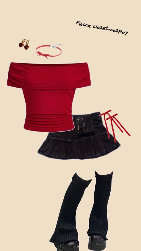 Trying to come up with some closet cosplay for pucca :3 Closet Cosplay, Trendy Halloween Costumes, Trendy Halloween, Baby Fashion, Halloween Costumes, Fashion Inspo, Closet